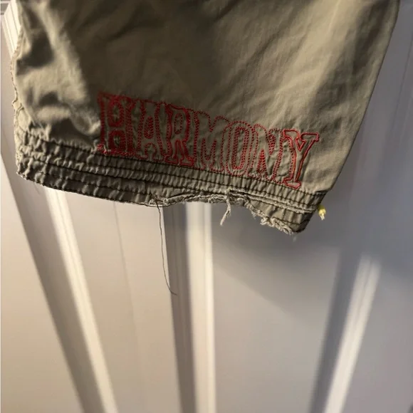 GAP Vintage Embroidered Olive Green Cargo Pants - Picture 5 of 13